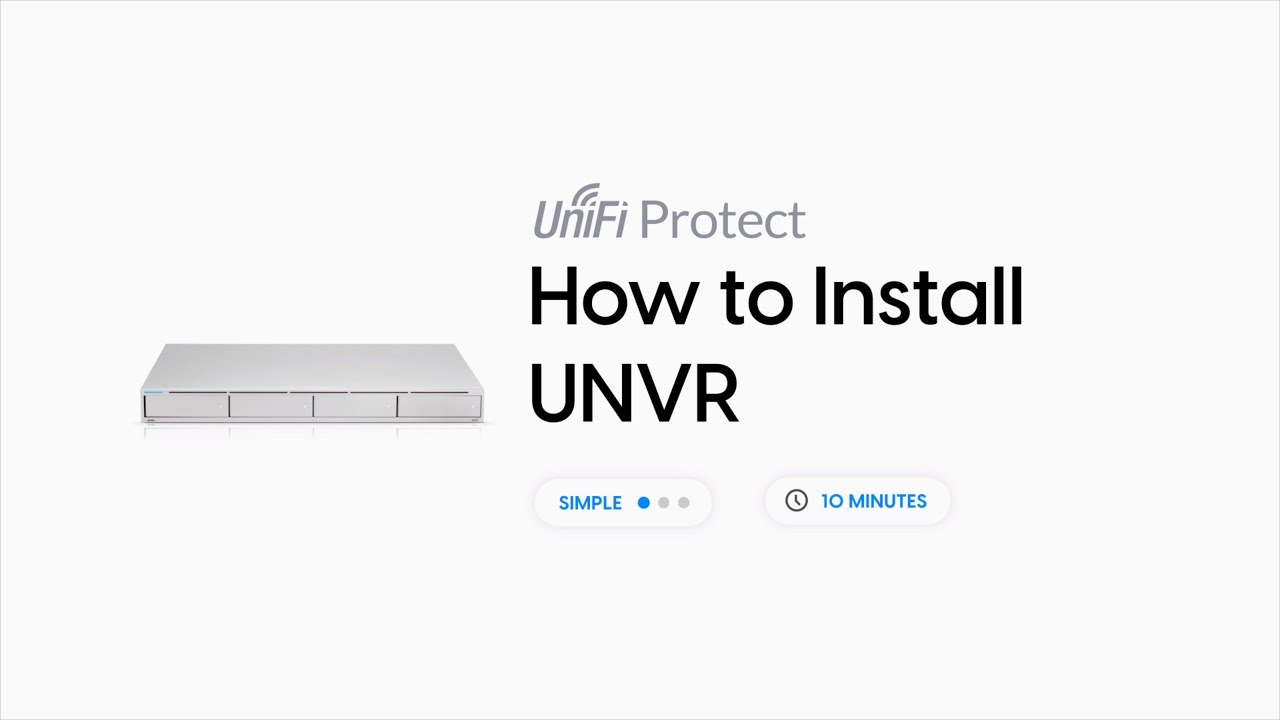 Ubiquiti UniFi Protect NVR 4
