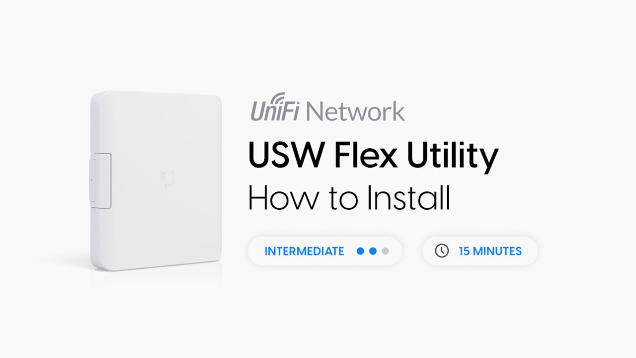 How to Install: Ubiquiti UniFi Switch Flex Utility