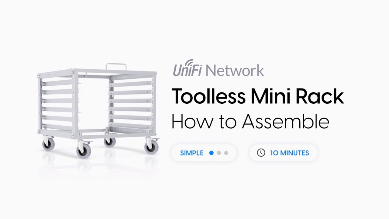 Ubiquiti UniFi Toolless Mini Rack